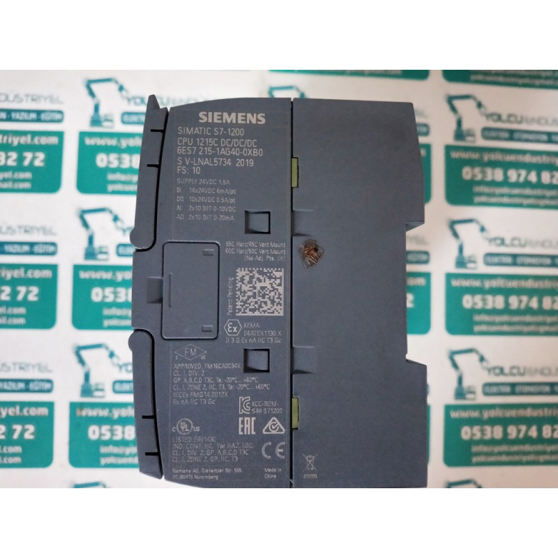 6es7215-1ag40-0xb0 Datasheet Siemens SIMATIC S7-1200 CPU
